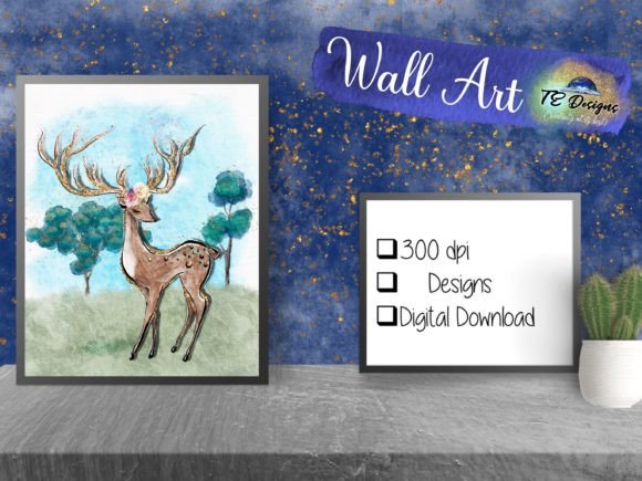 Download Woodland Deer Printable - Printable Collection