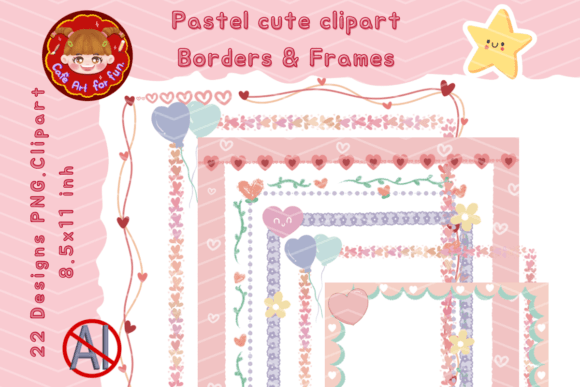Download Border&amp;Frames,Pastel Cute Clipart PNG - Pastel Collection