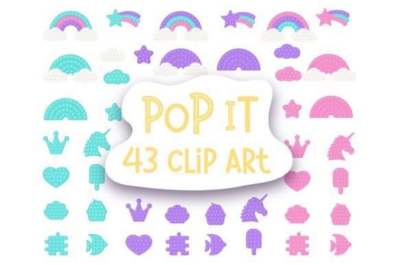 Download Pop It Pastel Birthday Clipart PNG - Pastel Collection