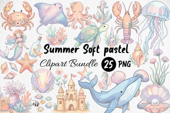 Download Summer Soft Pastel Clipart - Pastel Collection
