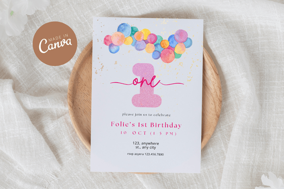Download Pastel Birthday Invitation Canva - Pastel Collection