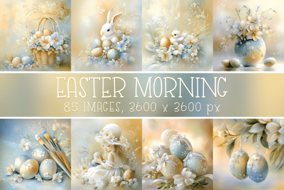 Download Pastel Easter Digital Papers Bundle - Pastel Collection